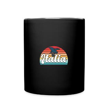 italie d’été - Mug uni - noir - Devant