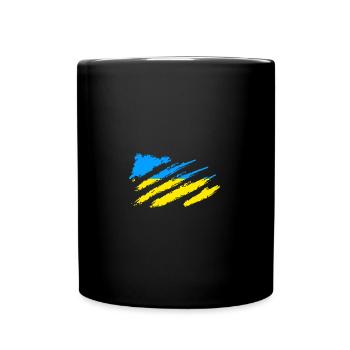 Ukraine Peace - Full Colour Mug - black - Front