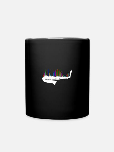 Saxophon Spieler - Tasse einfarbig - Schwarz