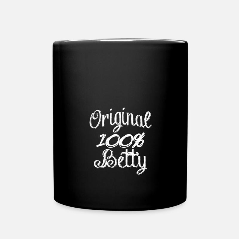 Original 100% Betty - Mug uni - noir