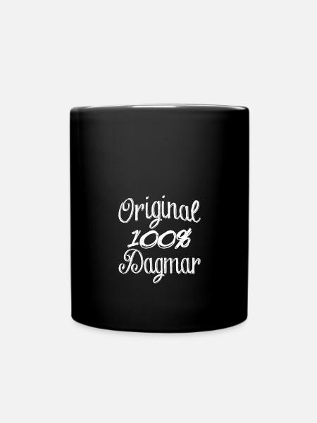 Original 100% Dagmar - Tasse einfarbig - Schwarz