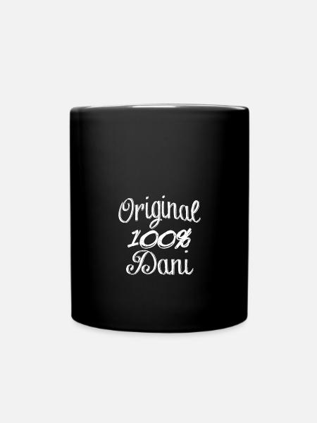 Original 100% Dani - Tasse einfarbig - Schwarz