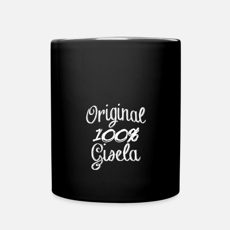 Original 100% Gisela - Tasse einfarbig - Schwarz