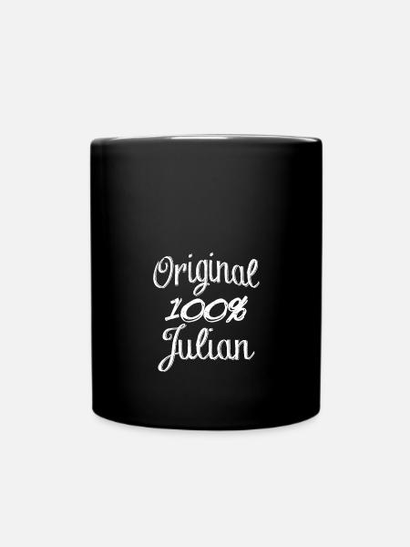 Original 100% Julian - Tasse einfarbig - Schwarz