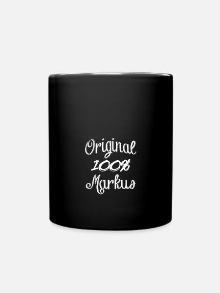 100% Original Markus - Tasse einfarbig - Schwarz
