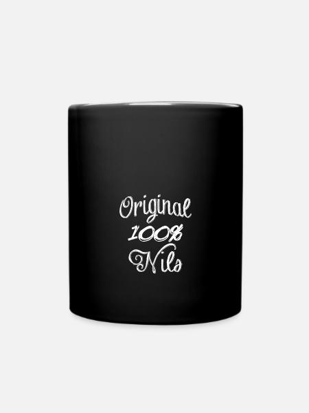 Original 100% Nils - Tasse einfarbig - Schwarz