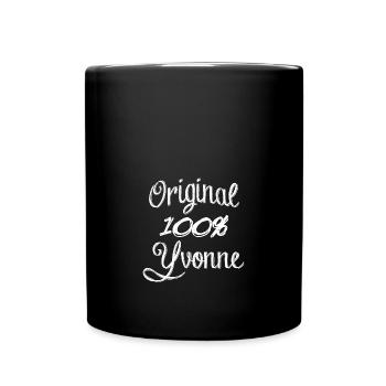 Original 100% Yvonne - Full Colour Mug - black - Front