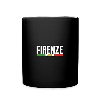 italia firenze - Tasse einfarbig - Schwarz - Vorne