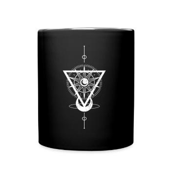 Witchcraft Okkult Gothic Occult Vintage - Tasse einfarbig - Schwarz - Vorne