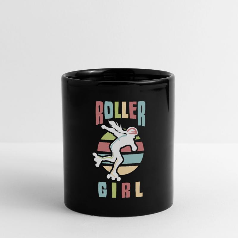 Rollerskate Rollerskating Skating Rollerblades Tasse einfarbig