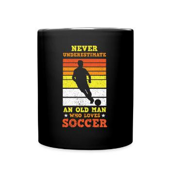 Football Footballers Football players Men's football - Full Colour Mug - black - Front