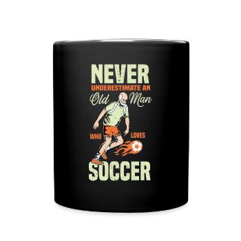 Football Footballers Football players Men's football - Full Colour Mug - black - Front