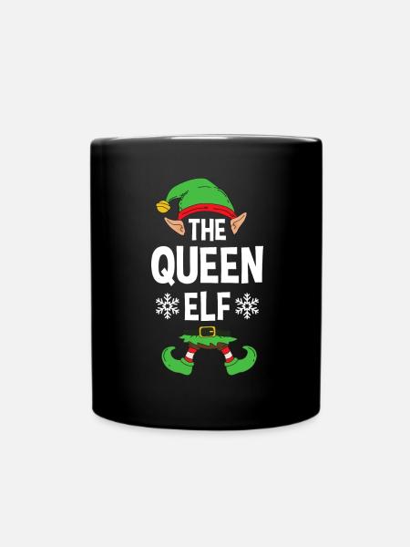 Group Matching Family Christmas Gift Elf - Tasse einfarbig - Schwarz