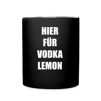 Malle Mallorca Party Outfit Bierkönig Megapark - Tasse einfarbig - Schwarz - Vorne