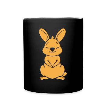 Wallaby - Tasse einfarbig - Schwarz - Vorne