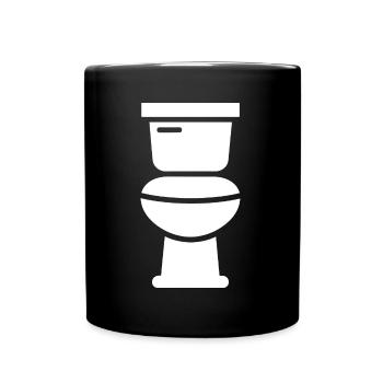 Toilet - Full Colour Mug - black - Front