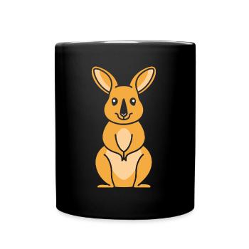 wallaby - Full Colour Mug - black - Front