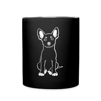 dobermann - Mug uni - noir - Devant