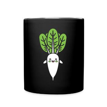 Endive - Mug uni - noir - Devant