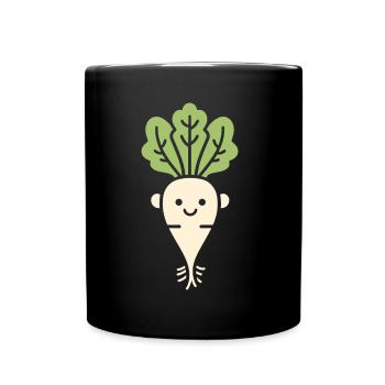 Endive - Mug uni - noir - Devant
