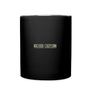 KAISERSLAUTRER CAMOUFLAGE, KAISERSLAUTERN - Tasse einfarbig - Schwarz - Vorne