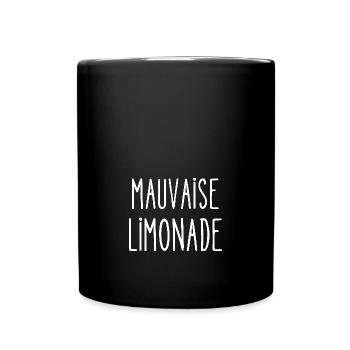 mauvaise limonade - Mug uni - noir - Devant