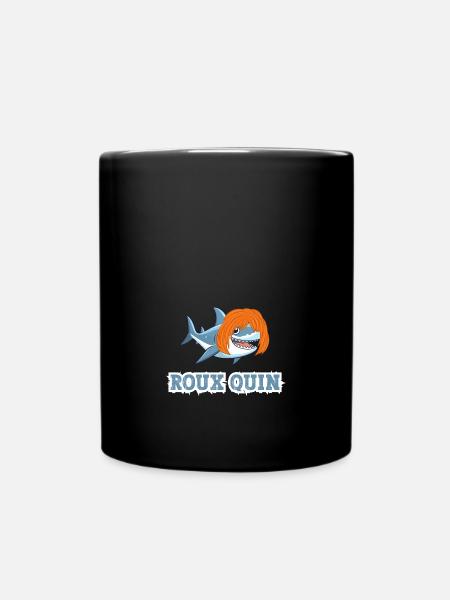 roux quin - Mug uni - noir