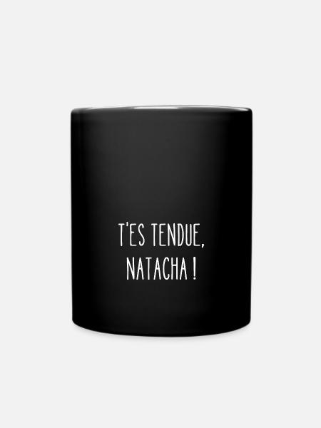 t es tendue natacha - Mug uni - noir
