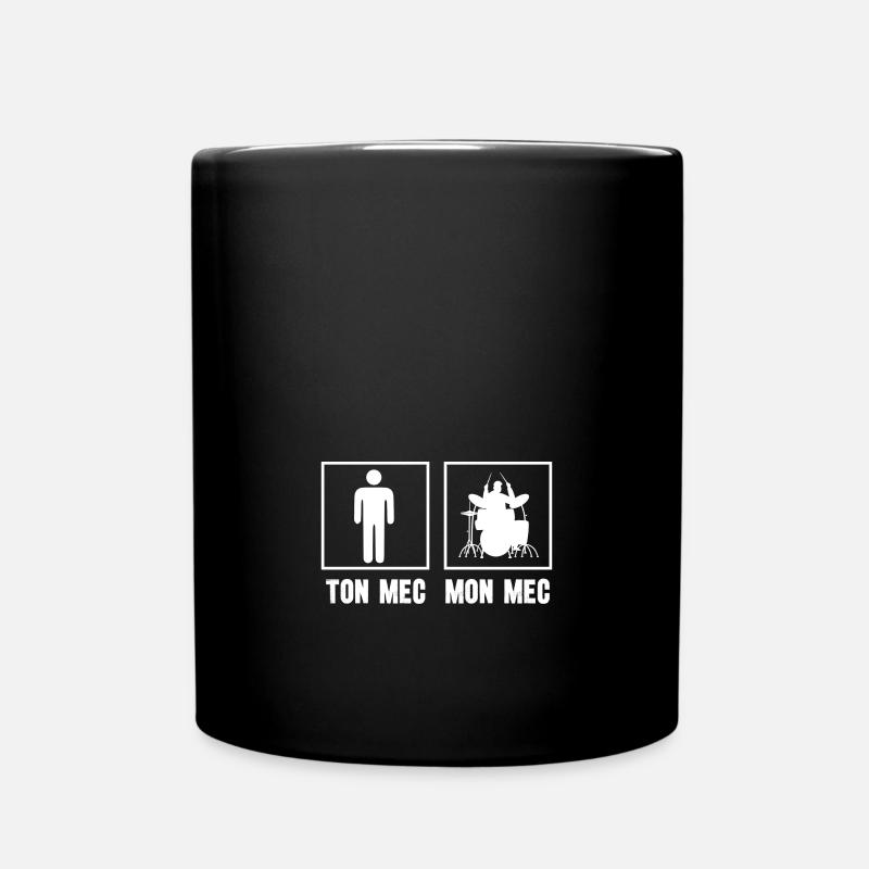 mec batteur - Mug uni - noir