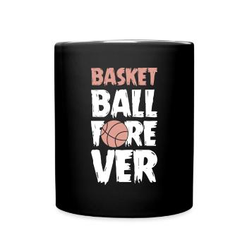 Basketball Forever - Full Colour Mug - black - Front
