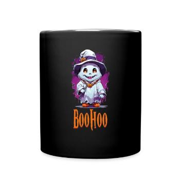 Halloween Ghost Ghost BooHoo Funny - Full Colour Mug - black - Front