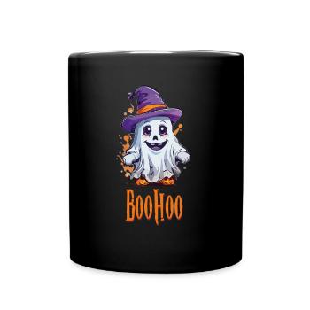 Halloween Ghost Ghost BooHoo Funny - Full Colour Mug - black - Front