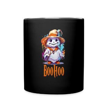 Halloween Ghost Ghost BooHoo Funny - Full Colour Mug - black - Front
