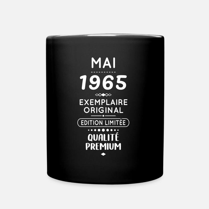 Anniversaire 60 ans - Mai 1965 Original - Mug uni - noir