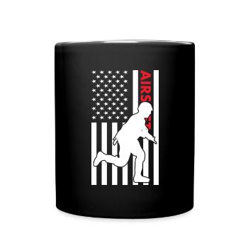 Sport Us Flag Airsoft - Full Colour Mug - black - Front