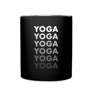 Yogi Yoga - Full Colour Mug - black - Front