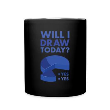 Drawer Will I Dance Today - Tasse einfarbig - Schwarz - Vorne