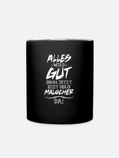 Malocher - Tasse einfarbig - Schwarz