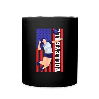 Volleyball Coach - Full Colour Mug - black - Front