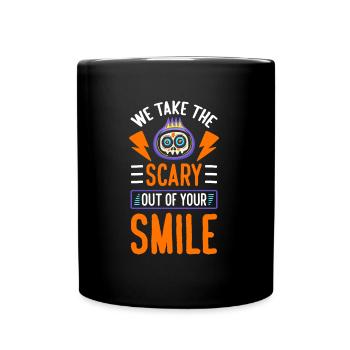 Monster Baby Halloween Bruder - Tasse einfarbig - Schwarz - Vorne