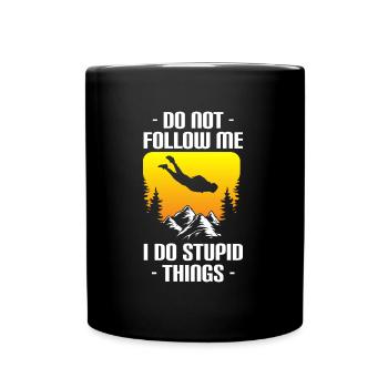 Parapente Parachutisme Aviation - Mug uni - noir - Devant