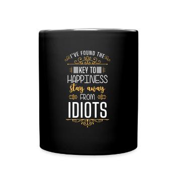 Happiness Positive Money - Full Colour Mug - black - Front