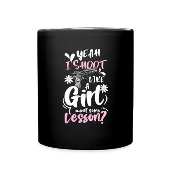 Weapon Ammunition Firearm - Full Colour Mug - black - Front
