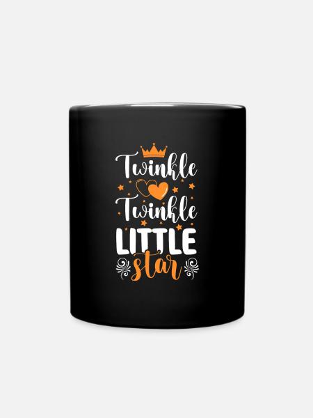 Sterne Sternchen Astronomie - Tasse einfarbig - Schwarz