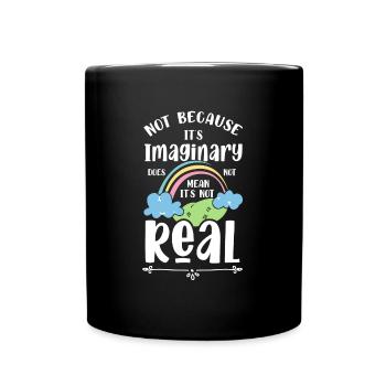 Fantasie Magisch Prinzessin - Tasse einfarbig - Schwarz - Vorne