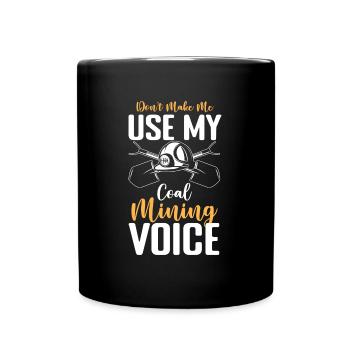 Coal Men Miners Treasures - Full Colour Mug - black - Front