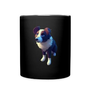Border Collie Dog - Border Collie - Mug uni - noir - Devant