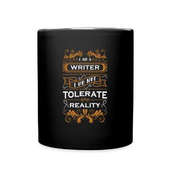 Author Editor Literature Book Author - Full Colour Mug - black - Front