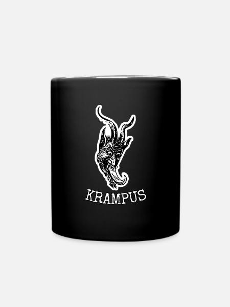 Krampus - Tasse einfarbig - Schwarz
