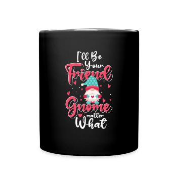 Dwarves Christmas Fantasy Goblin - Full Colour Mug - black - Front